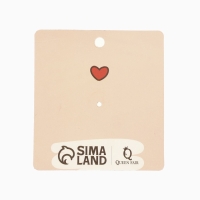 Значок &laquo;Капибара&raquo; с утёнком, оранжево-белый в чёрном металле