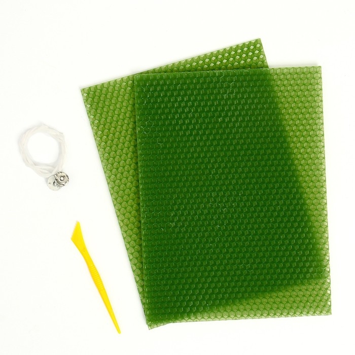 Свеча своими руками. Набор для создания магической свечки из вощины &laquo;Привлечения денег&raquo;