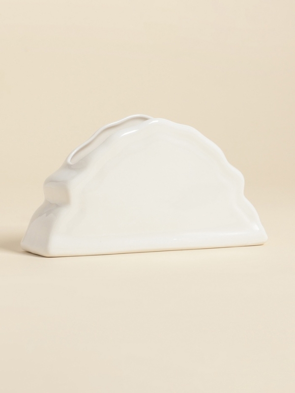 Салфетница SL Home &laquo;Аманде&raquo;, 15&times;4&times;7,8 см, фарфор, белая