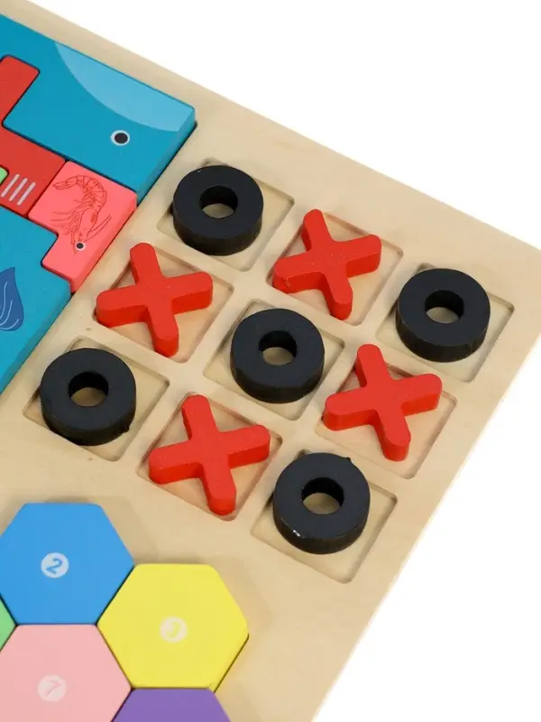 Деревянный  пазл Тетрис 3 в 1