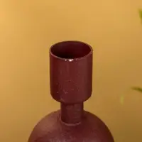 Подсвечник на 1 свечу "Сливовый" с 1 сферой 7,5х7,5х11,5 см