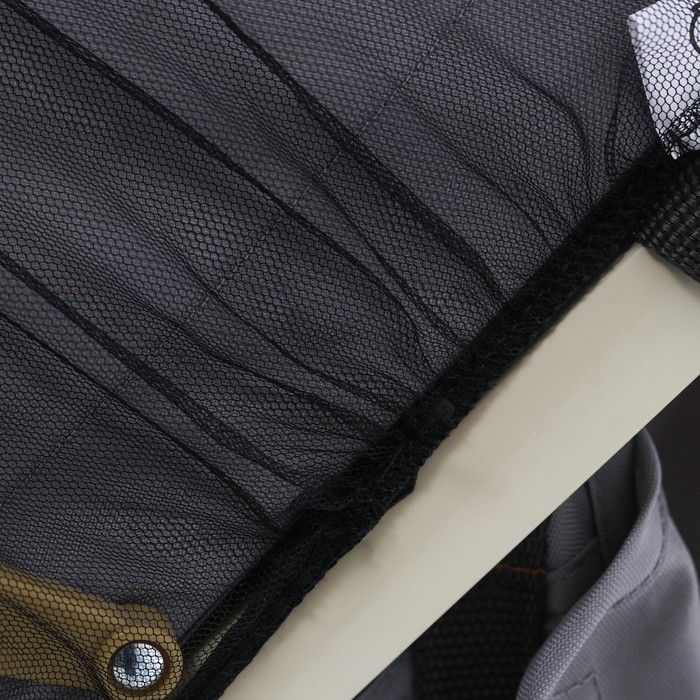 Москитная сетка на резинке, цвет черный