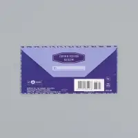 Конверт для денег &laquo;С днём рождения&raquo;, орнамент синий, 16,5 х 8 см