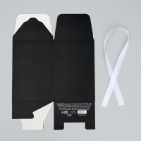 Коробка подарочная складная, упаковка, «Черная», 12 х 18 х 12 см Коробка подарочная складная, упаковка, «Черная», 12 х 18 х 12 см