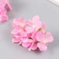 Цветы для декорирования "Гортензия" розовые 10х10 см