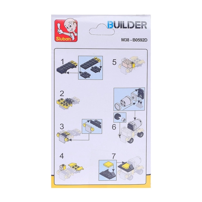 Конструктор "Строительная техника", 38 деталей