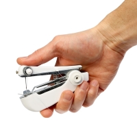 Швейная машинка LSH-09, механическая, портативная, белая