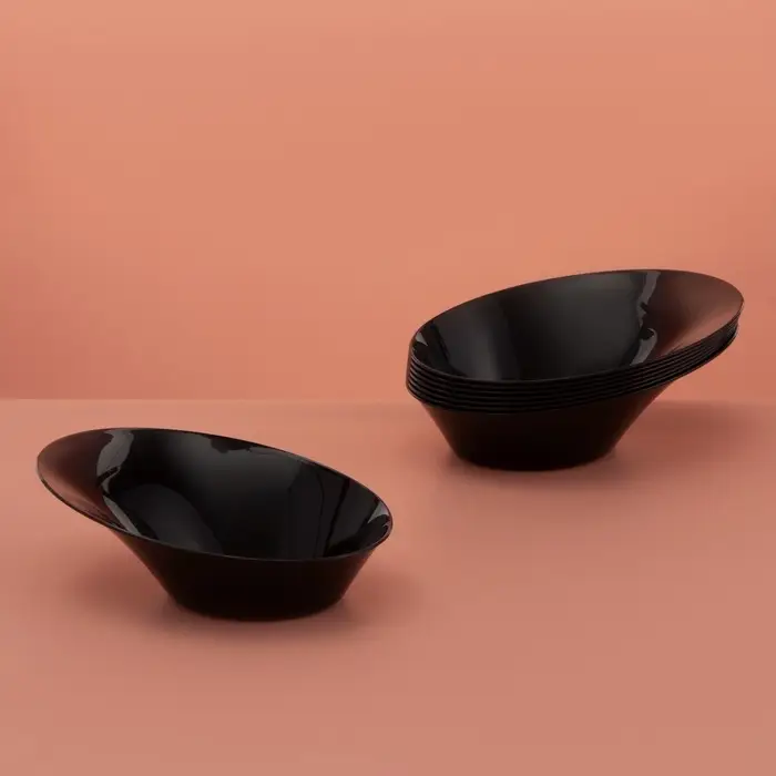 Форма пластиковая одноразовая для фуршета &laquo;Содо&raquo;, 50 мл, 9,5 см, чёрная