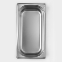 Гастроемкость 1/3x100 мм, 325x176x100 мм, толщина 0,8 мм Гастроемкость 1/3x100 мм, 325x176x100 мм, толщина 0,8 мм