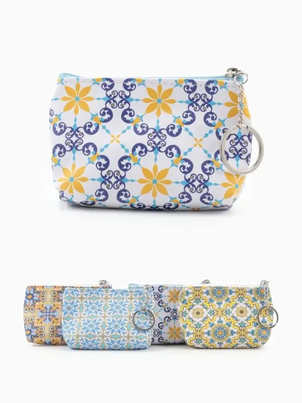 Кошелек жен 13-01-01 Июнь2505, 11*3,5*8,5 см, отд на молнии, микс