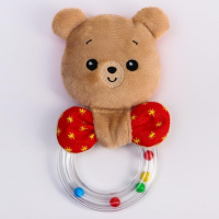 Погремушка колечко Мякиши &laquo;Лиса, Мишка, Олененок, Цыпленок&raquo;, виды МИКС