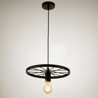 Светильник BayerLux 1251/1BK E27 40Вт черный 30х30х10-110 см