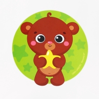 Детская накладка - сиденье на унитаз &laquo;Мишка&raquo; антискользящая, МИКС