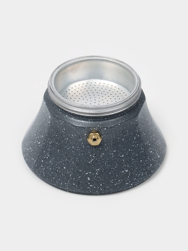 Кофеварка гейзерная "Мрамор" на 3 чашки, цвет черный