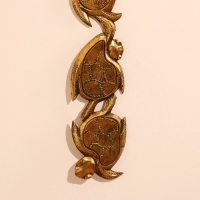 Панно дерево "Золотые черепашки" 96х16х1,5 см