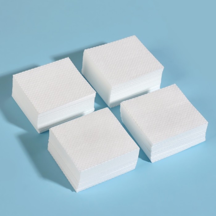 Салфетки для маникюра, безворсовые, с перфорацией, 250 шт, 5 × 5 см Салфетки для маникюра, безворсовые, с перфорацией, 250 шт, 5 × 5 см