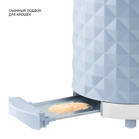 Тостер Galaxy GL 2912, 1200 Вт, 7 режимов прожарки, 2 тоста, серо-голубой Тостер Galaxy GL 2912, 1200 Вт, 7 режимов прожарки, 2 тоста, серо-голубой