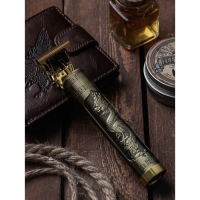 Машинка для стрижки Windigo LTRI-27, портативная, 2500 мАч, 1,5/2/3/4 мм, АКБ, "Дракон"