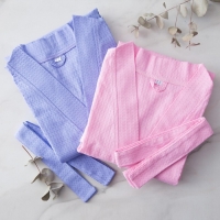 Халат вафельный женский удлинённый &laquo;Экономь и Я&raquo; размер 42-44