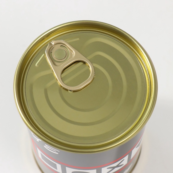 Подарочные носки в банке &laquo;Вообще и точка!&raquo;, (внутри носки мужские, цвет чёрный)