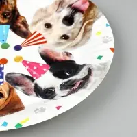 Тарелка Собачки фотографичные 17см 6шт/G