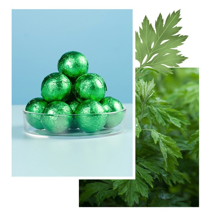 Бомбочка для ног, травяной сбор для запарки Бомбочка для ног, травяной сбор для запарки "Полынь", набор 10 шт