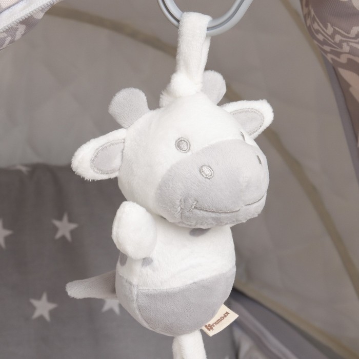 Подвеска с вибрацией &laquo;Коровка&raquo;, прорезыватель, на кроватку, коляску, Крошка Я