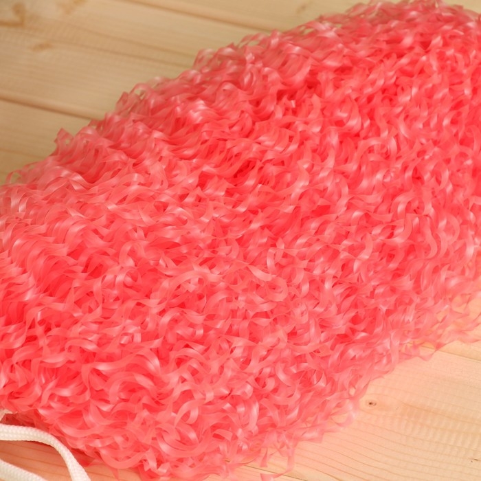 Мочалка банная большая &laquo;Бублик&raquo;, 32 см, МИКС