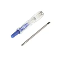 Отвертка индикаторная комбинированная ТУНДРА, пластиковая рукоятка, 155 мм