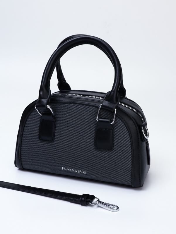 Сумка женская, 22*7*14, отд на молнии, длин ремень, черный Сумка женская, 22*7*14, отд на молнии, длин ремень, черный