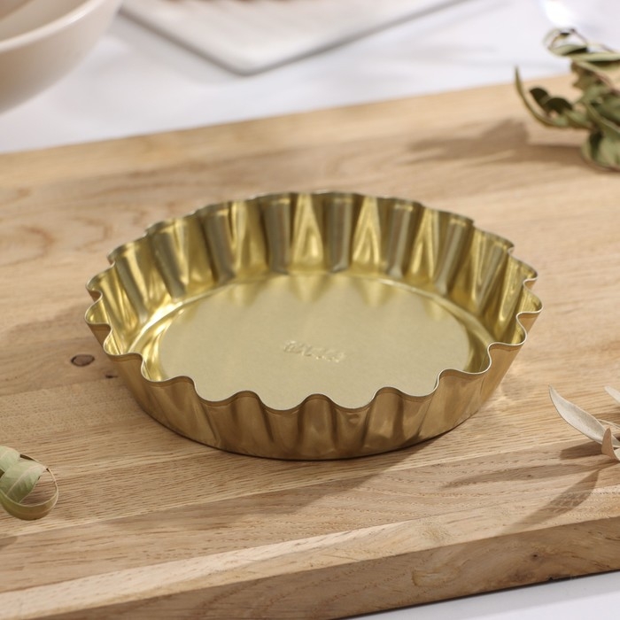 Форма для выпечки булок антипригарное покрытие, h=2.5 см, d=14.6 см