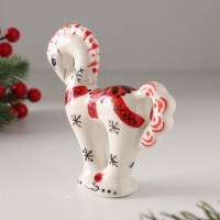 Статуэтка фарфоровая "Лошадь Классика", /авторская роспись О.Огородниковой/  10 см