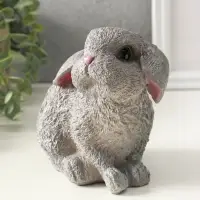 Копилка "Серый зайка" 15 см