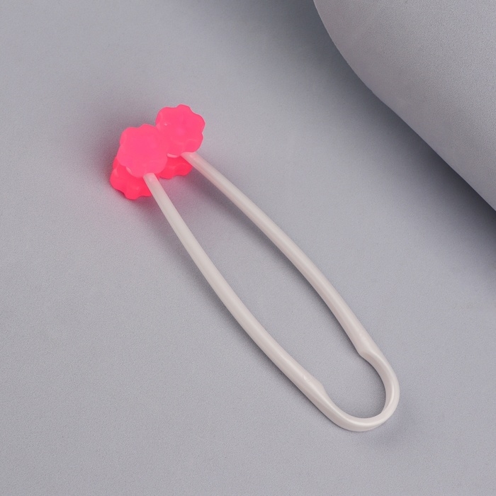 Массажёр для лица, 12 × 3,5 см, 2 ролика, цвет розовый Массажёр для лица, 12 × 3,5 см, 2 ролика, цвет розовый