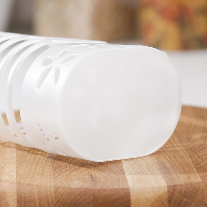 Держатель для молока, 1 л, белый мрамор