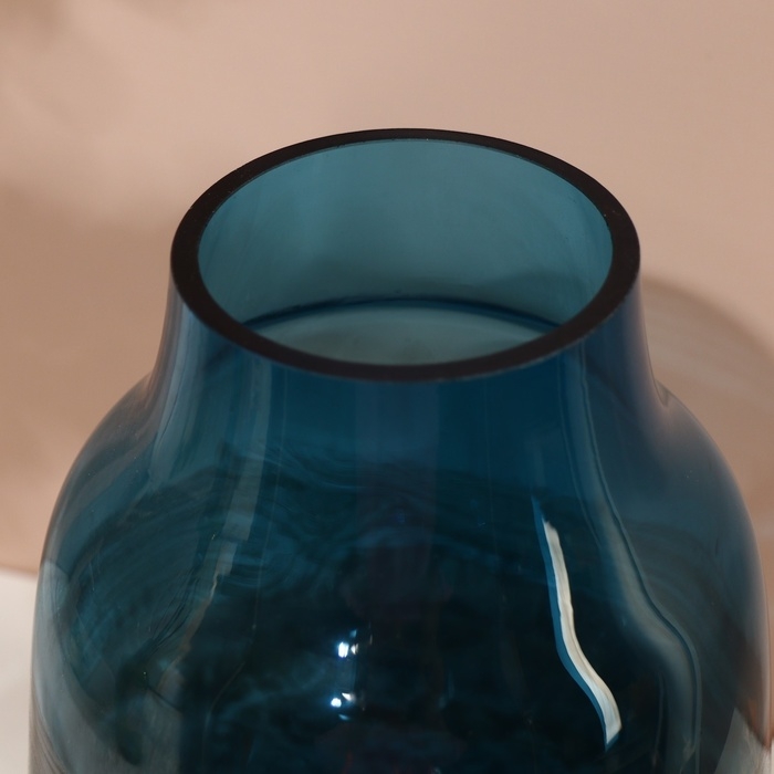 Ваза для цветов &laquo;Эльви&raquo; из цветного стекла 25 х 16 х 16 см