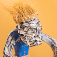 Сувенир &laquo;Абориген барабанщик&raquo;, 9&times;9&times;21 см, дерево