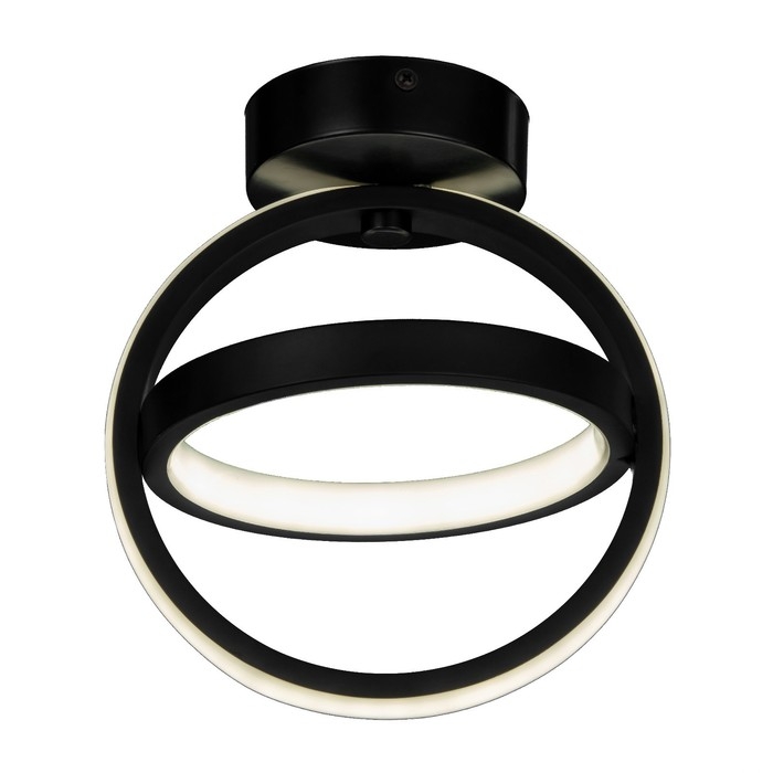 Светильник 2512/2BK LED 12Вт 4000К черный 20х21 см BayerLux