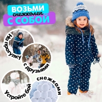 Снежколеп-песколеп &laquo;Весёлые игры&raquo;, d=5,5 см, цвета МИКС