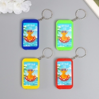 Фонарик на кольце "Змей в очках - Кайфовый год" 6,5х3,5х1 см, МИКС Фонарик на кольце "Змей в очках - Кайфовый год" 6,5х3,5х1 см, МИКС