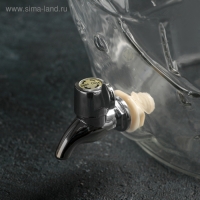 Диспенсер для напитков стеклянный &laquo;Пинотаж&raquo;, 15 л, 26&times;45 см