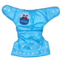 Многоразовый подгузник &laquo;Джентельмен&raquo;, 3-8 кг, цвет голубой, Крошка Я