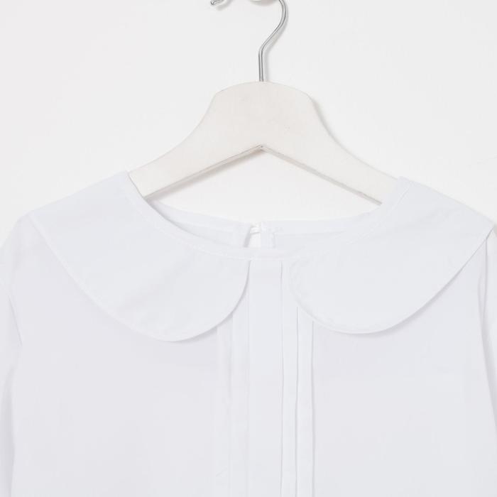 Школьная блузка для девочки, цвет белый, рост 146 см Школьная блузка для девочки, цвет белый, рост 146 см