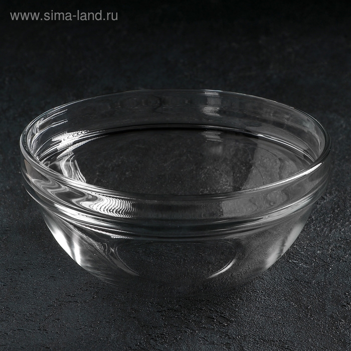 Салатник стеклянный &laquo;Удобное хранение&raquo;, 1,1 л, d=17 см, штабелируемый