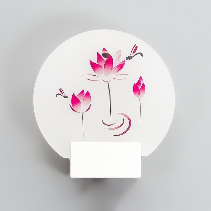 Бра "Лотос" LED 6Вт 4000К белый 19,5х6х19,5 см