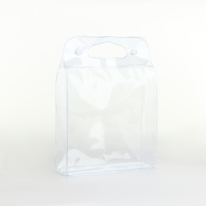 Косметичка на кнопках, цвет прозрачный