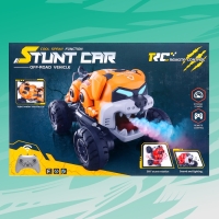 Джип &laquo;Бульдог&raquo;, радиоуправляемый, трансформация, дымовые эффекты, работает от аккумулятора, цвет красный