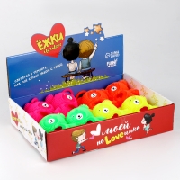 Мяч детский резиновый ёжка световой &laquo;Любовь&raquo;, цвета МИКС , в шоубоксе