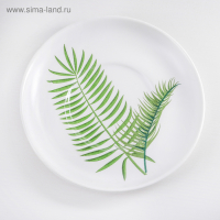 Набор керамический чайный с ложкой «Ботаника», 2 предмета: чашка 200 мл, блюдце, цвет МИКС Набор керамический чайный с ложкой «Ботаника», 2 предмета: чашка 200 мл, блюдце, цвет МИКС