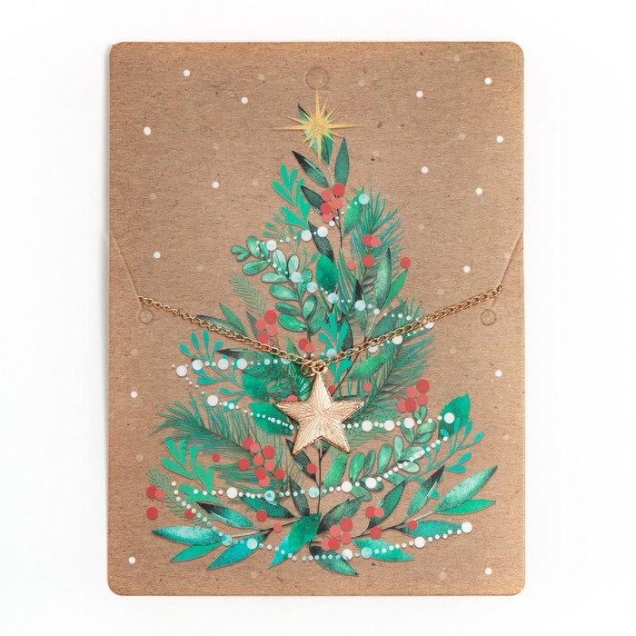 Новогодний подарочный набор New Year варежки р-р 19 и аксессуары